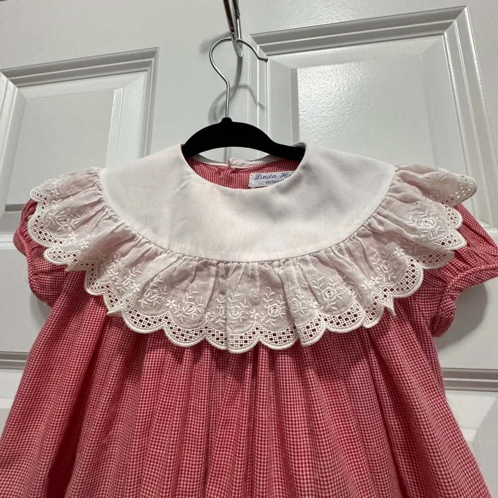 Linda Harris size 18 months short sleeve collared dress